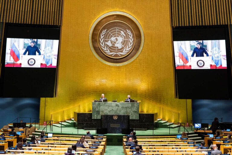 Venezuela’s Maduro calls on U.N. members to rally against U.S. sanctions