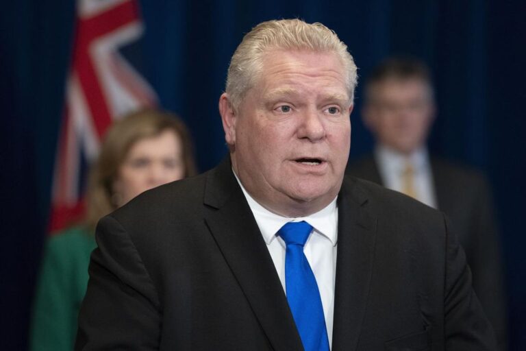 Ontario premier says Ontario ‘in the midst of negotiating’ after deal reached between Ford, Canadian auto workers