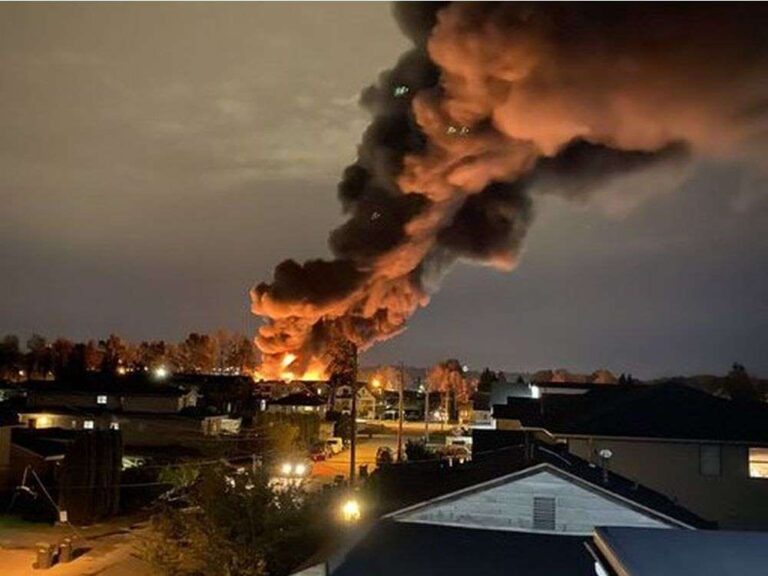 Another big fire in New Westminster