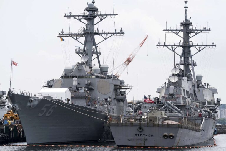 Russia chases off U.S. warship in spat over territorial waters