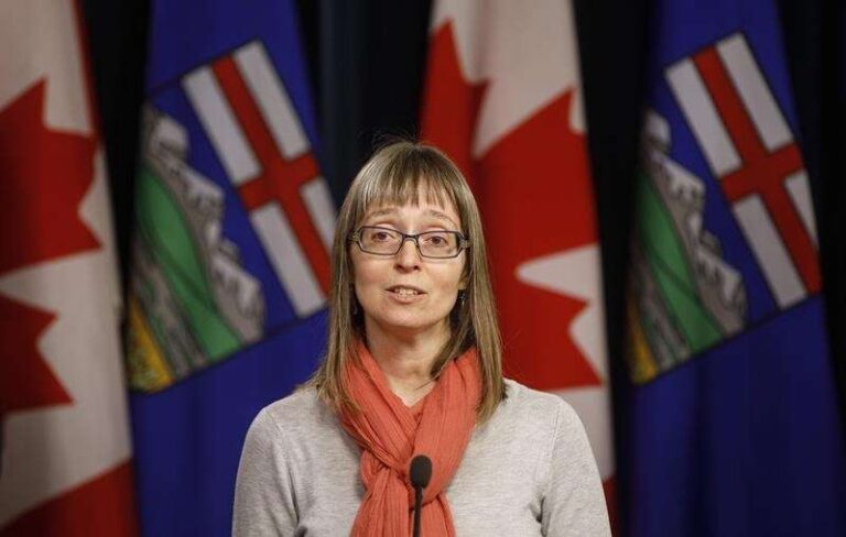 Alberta’s top doc says she feels betrayed by media leak, launches investigation