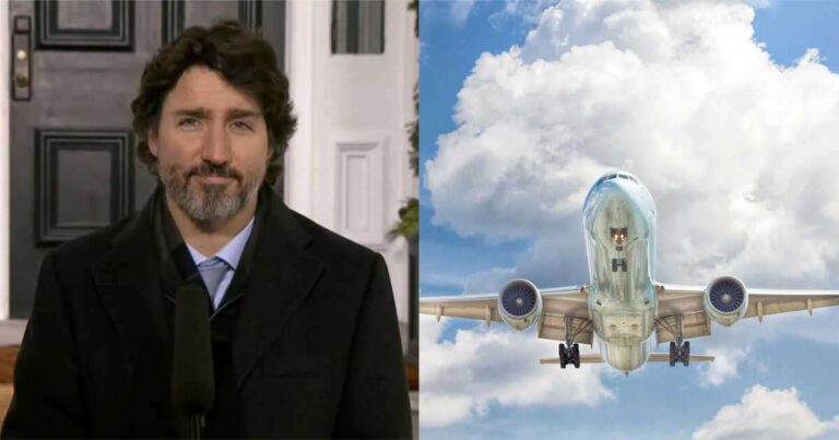 Justin Trudeau Explained Why Canadians Can Fly To The US Even Though The Border Is Closed
