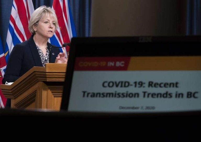B.C.’s top doctor extends COVID-19 limits for ‘hard push’ before vaccinations