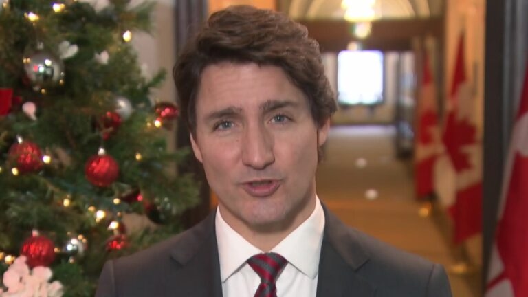 In Christmas message, Trudeau says Canadians can be hopeful amid the pandemic