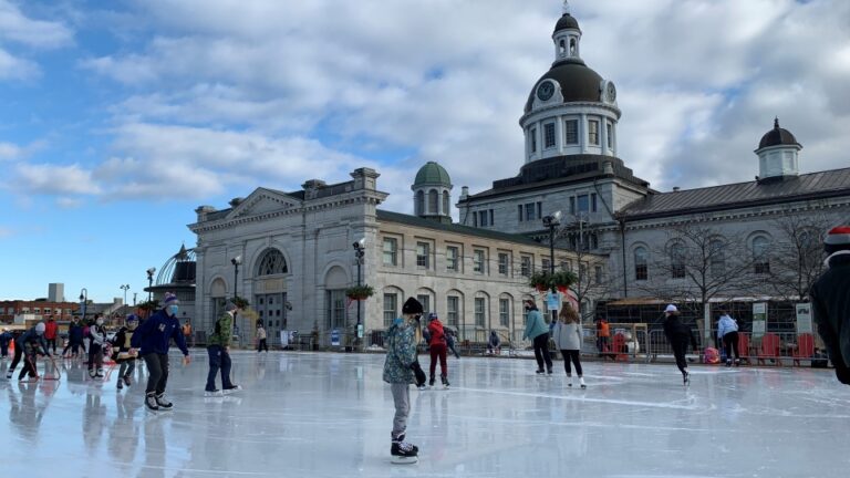 Seven-year-old girl embraces new home in Kingston, Ont. by teaching herself to skate