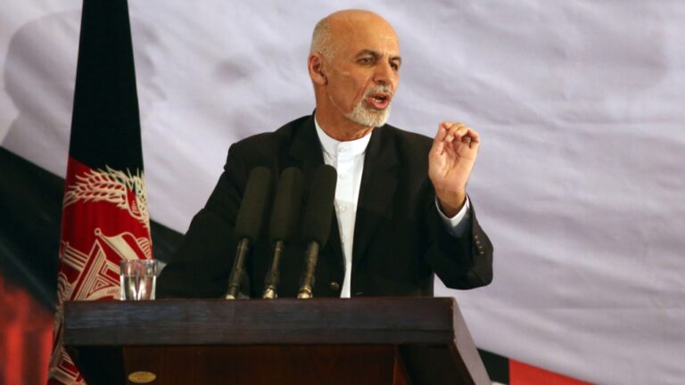 Former Afghan president explains his quick departure from Kabul as Taliban closed in