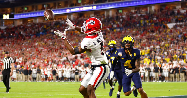Angry Dawgs: No. 3 Georgia beats No. 2 Michigan 34-11 in CFP