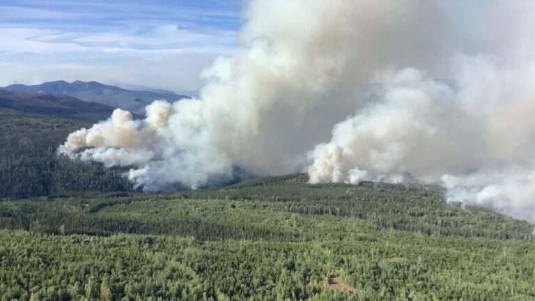 Late season wildfires burning out of control prompt evacuation orders in B.C.