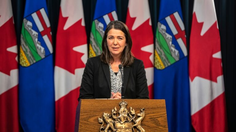 Alberta’s new premier has revealed her cabinet. Here’s who is in charge of what
