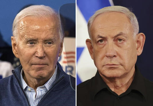 Biden tells Israel’s Netanyahu future US support for war depends on new steps to protect civilians