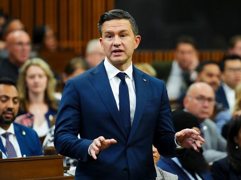 Conservative Leader Pierre Poilievre during question period in the House of Commons on Parliament Hill in Ottawa on Wednesday, Sept. 17, 2025. © Sean Kilpatrick/The Canadian Press