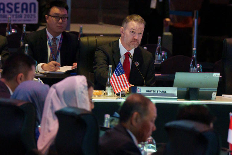 U.S. Trade Representative Jamieson Greer attends the ASEAN Economic Ministers' Meeting and related meetings in Kuala Lumpur, Malaysia, Wednesday, Sept. 24, 2025. (AP Photo) © The Associated Press