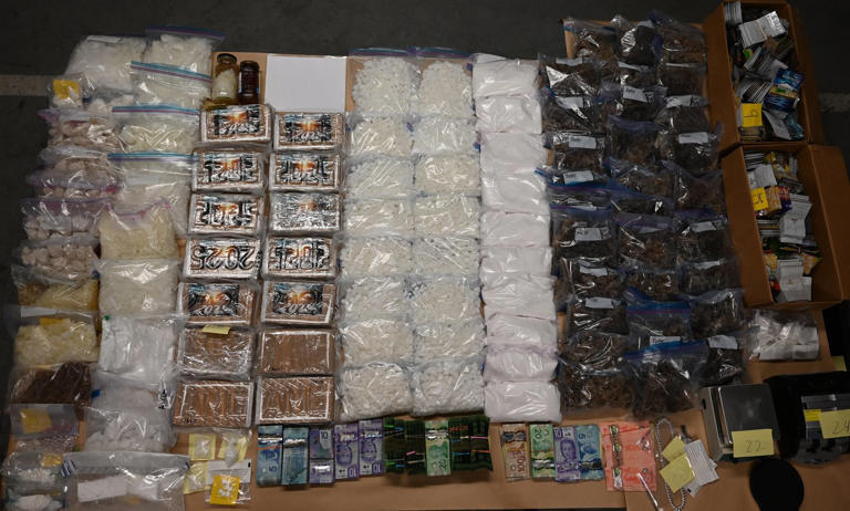 Police in BC seize close to 100 kg of drugs in trafficking investigation